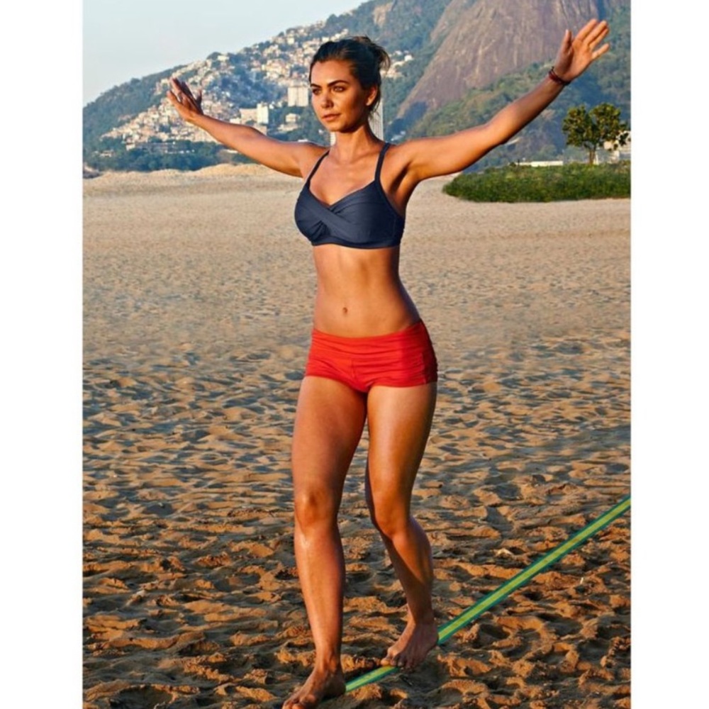 Athleta Shirred Shorts